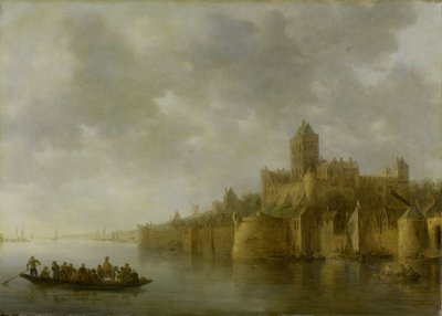 The Valkhof in Nijmegen by Jan Josephsz van Goyen